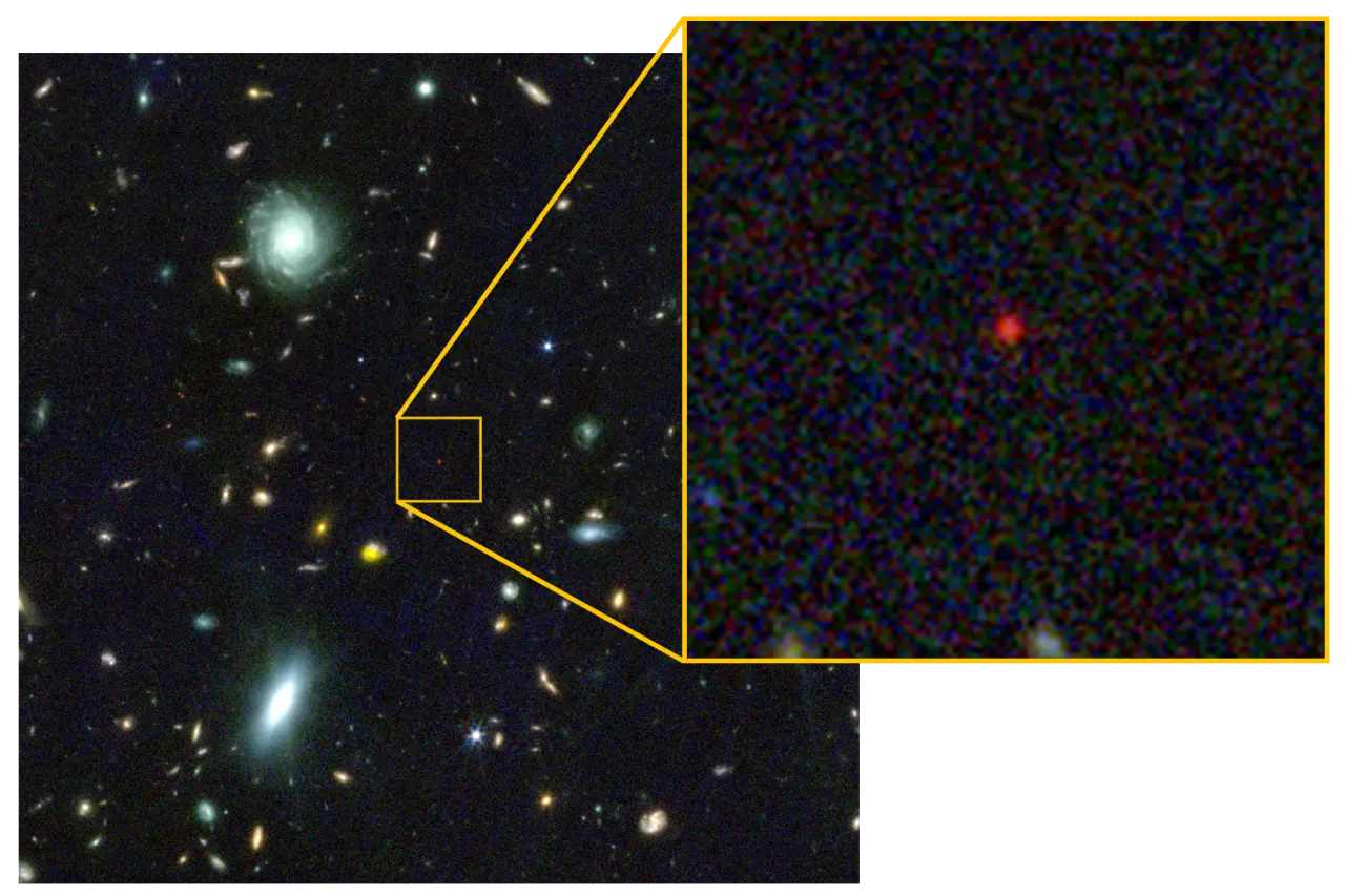 Webb Finds Strong Evidence for a Black Hole Inside a Solar-System-Sized Gas Cloud