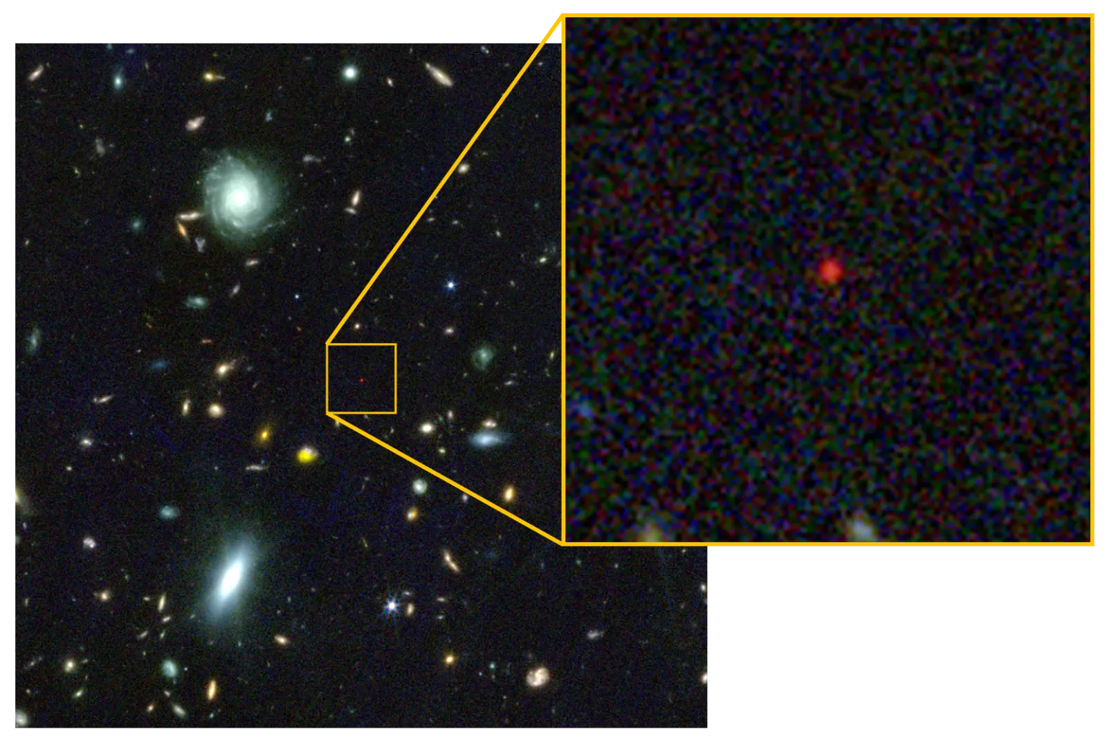 Webb Finds Strong Evidence for a Black Hole Inside a Solar-System-Sized Gas Cloud
