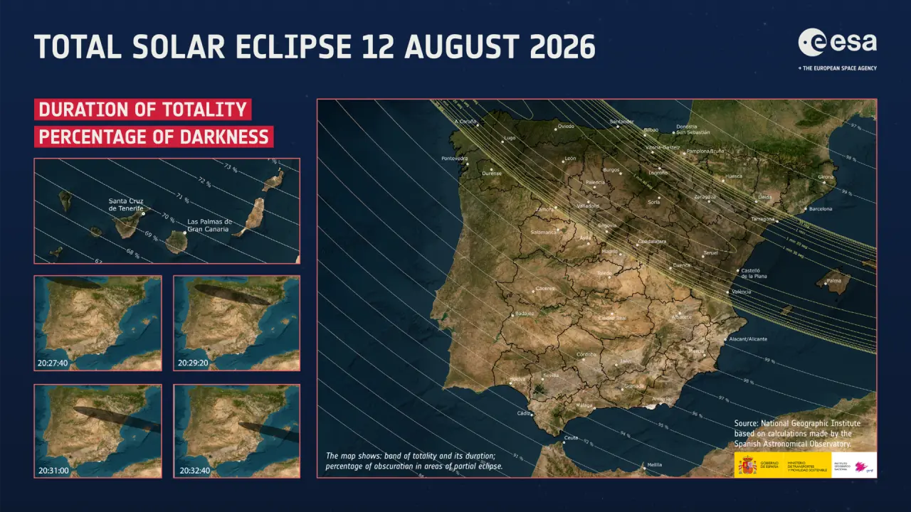 The Moon Blocks Out the Sun Over Spain Tonight: Europe's First Total Eclipse Since 1999