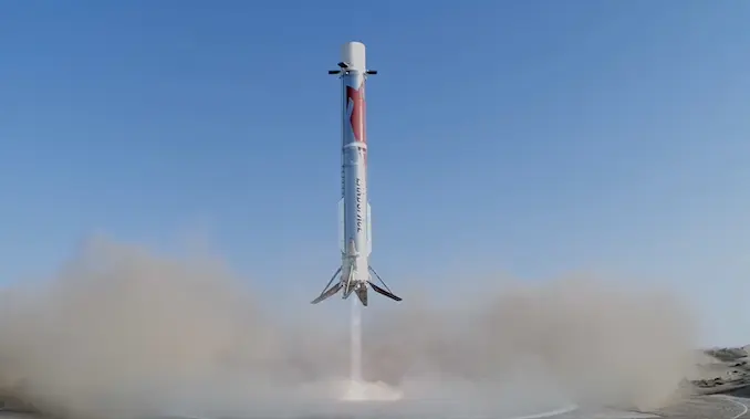 A Private Chinese Rocket Landed on Its Own Legs for the First Time